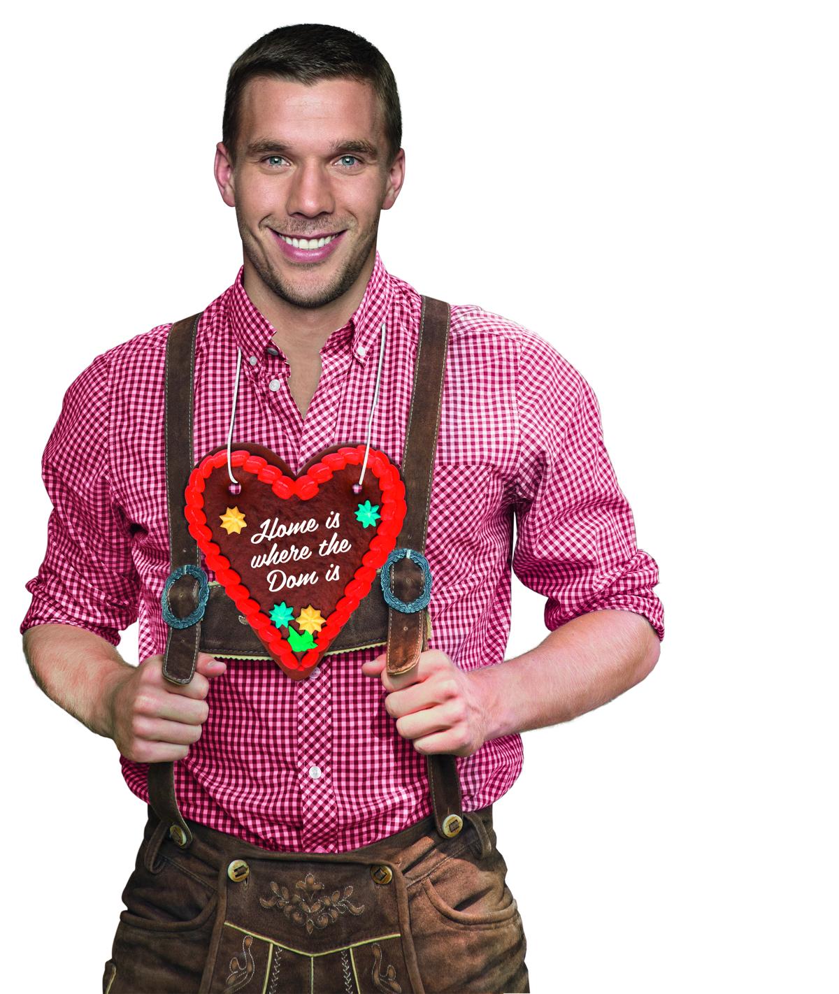 16.09.2016 Lukas Podolski eröffnet die  „Kölsche Wiesn“ mit  Fassanstich!