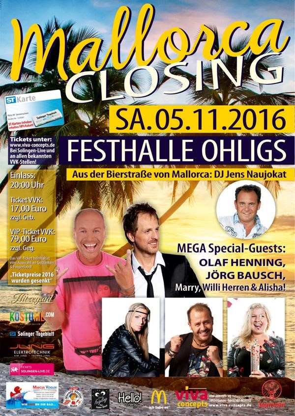 05.11.2016 Mallorca Closing in Solingen