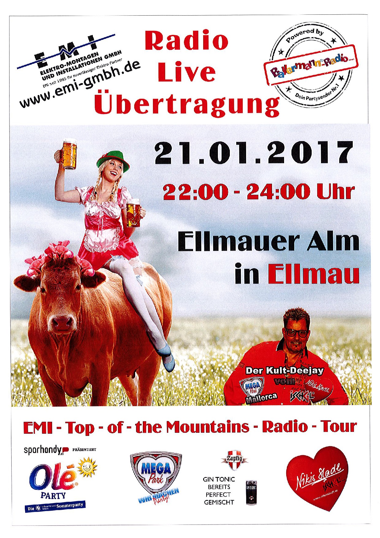21.01.2017 Live aus der Ellmauer Alm / Ellmau