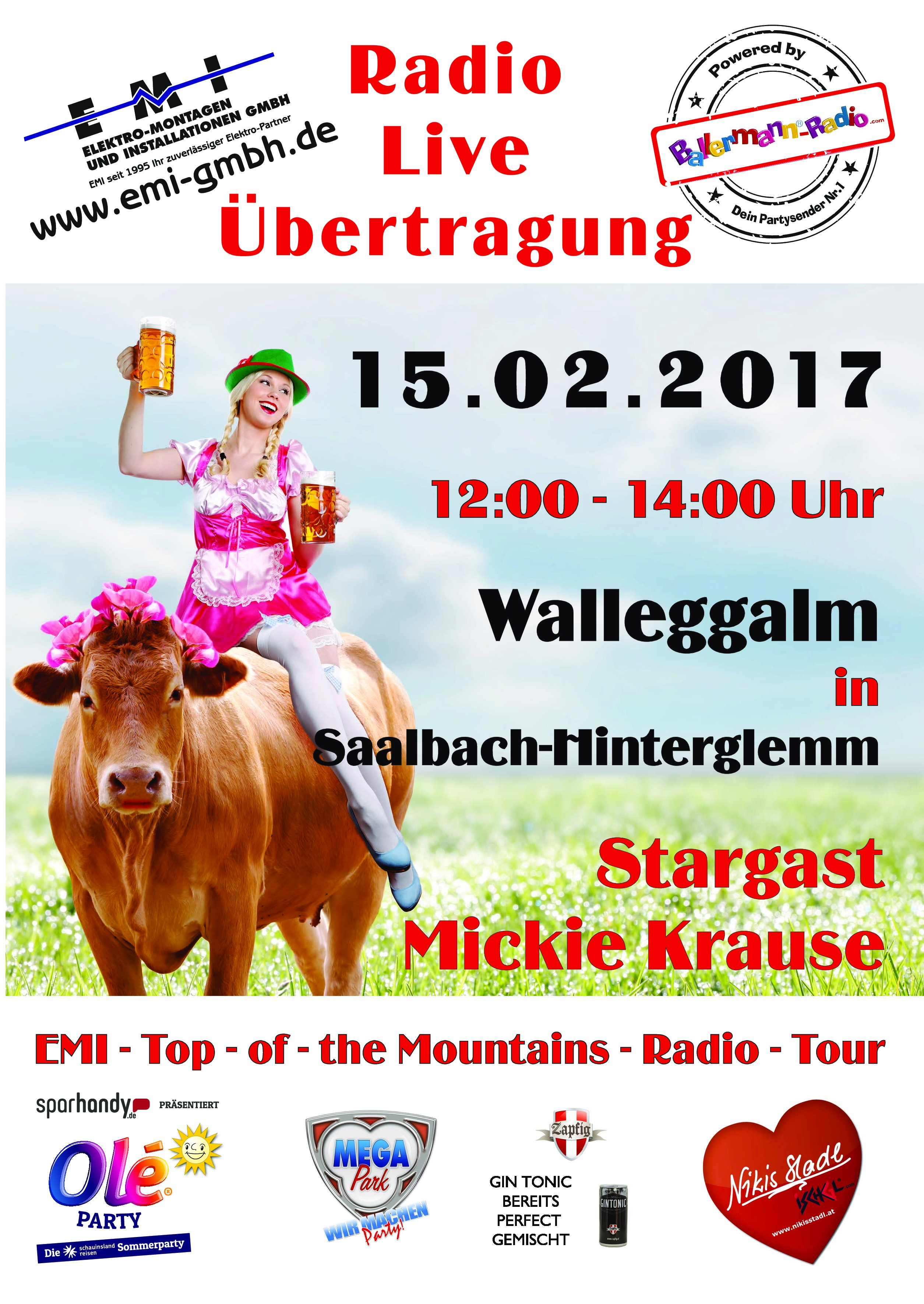 15.02.2017 aus der Walleggalm in Saalbach-Hinterglemm