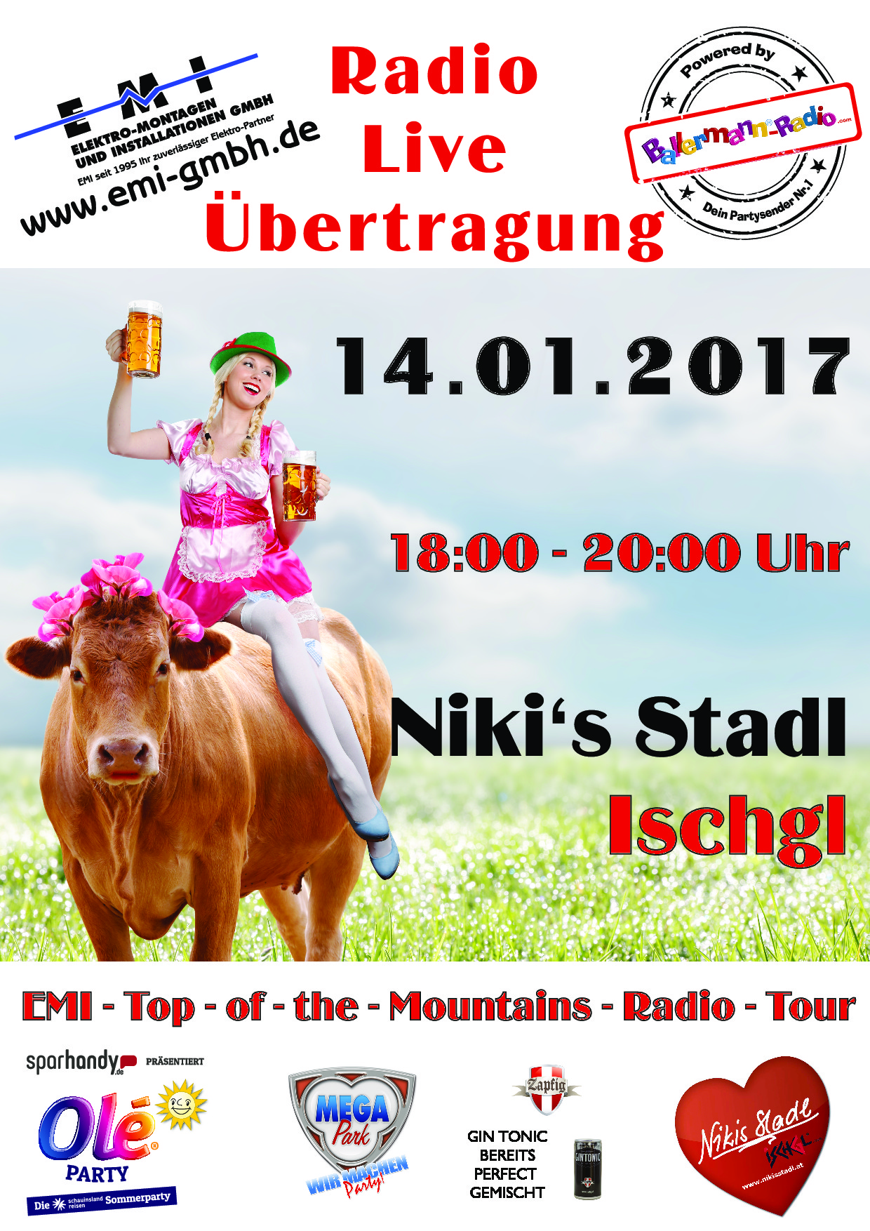 14.01.2017 ab 18:00 Uhr Live aus Ischgl
