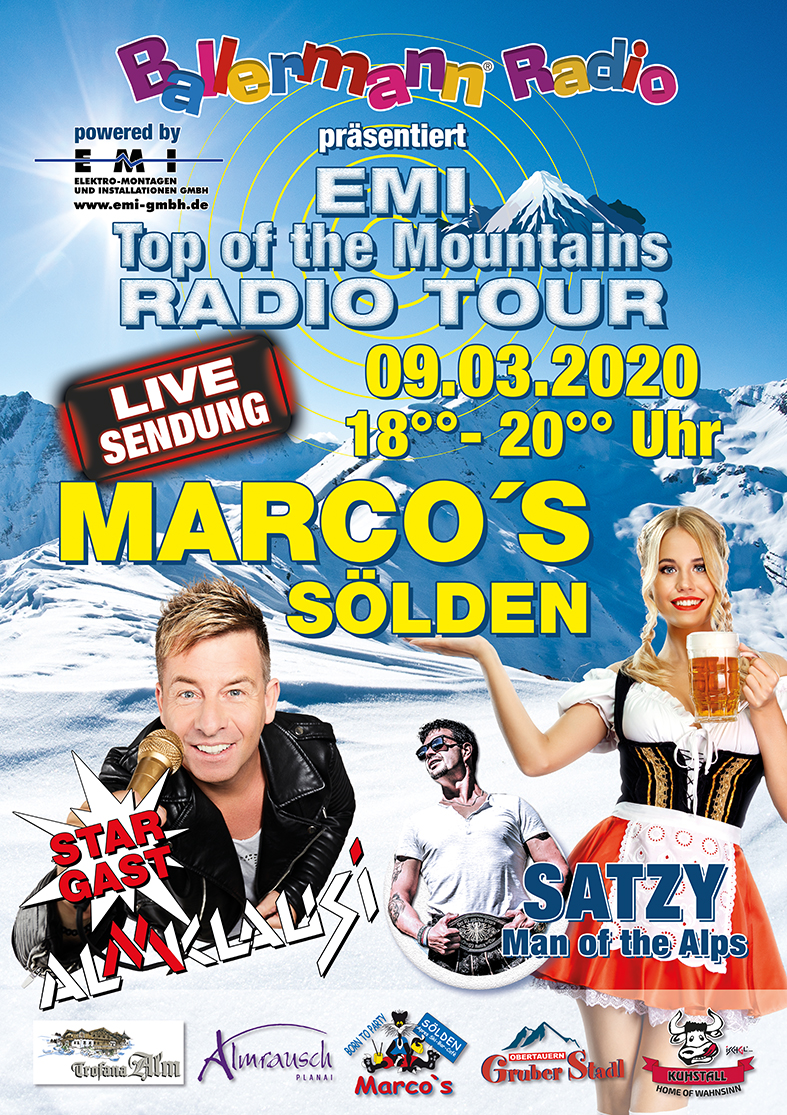 „EMI – Top Of The Mountains“: Marco’s – Partyhochburg in Sölden