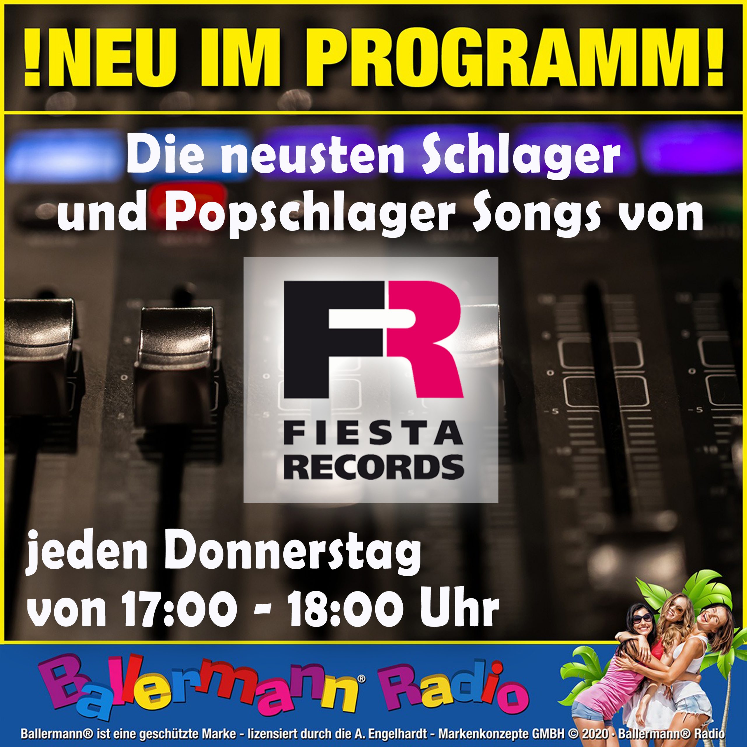 Neue Labelstunde bei Ballermann® Radio: Partytime mit Fiesta Records