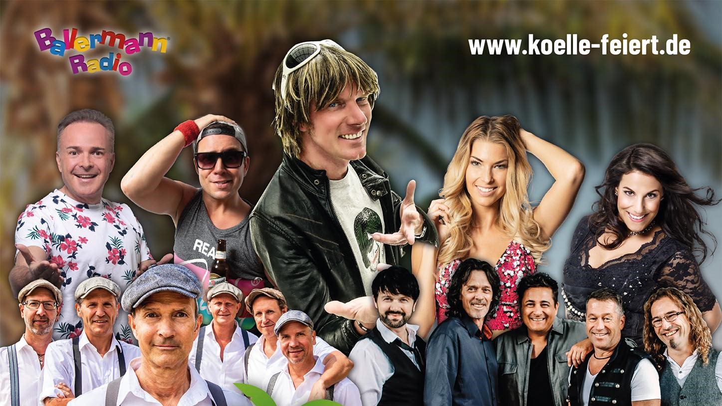 11 Stunden Partytime bei „Kölle feiert“ mit 13 Künstlern & Ballermann Radio!
