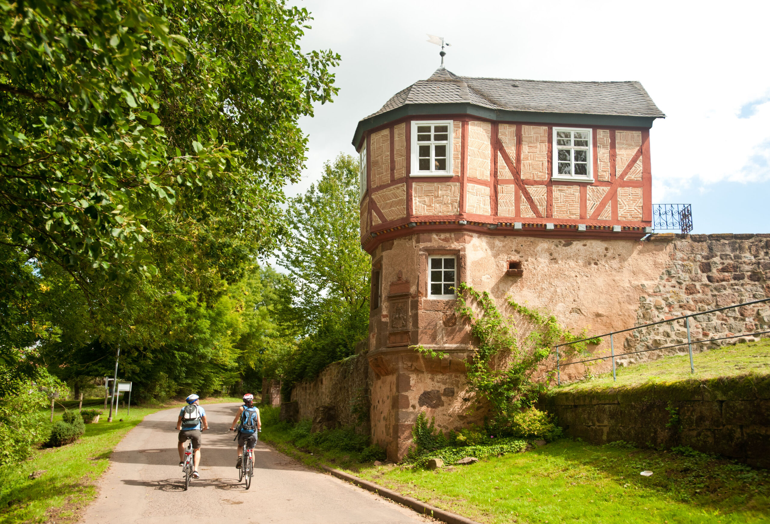 Rapunzels Turm und Burgruinen