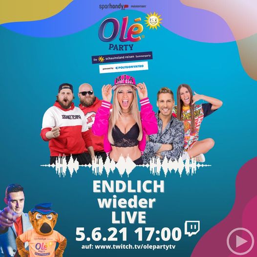 Ole Party Oberhausen auf Twitch Ballermann® Radio Dein