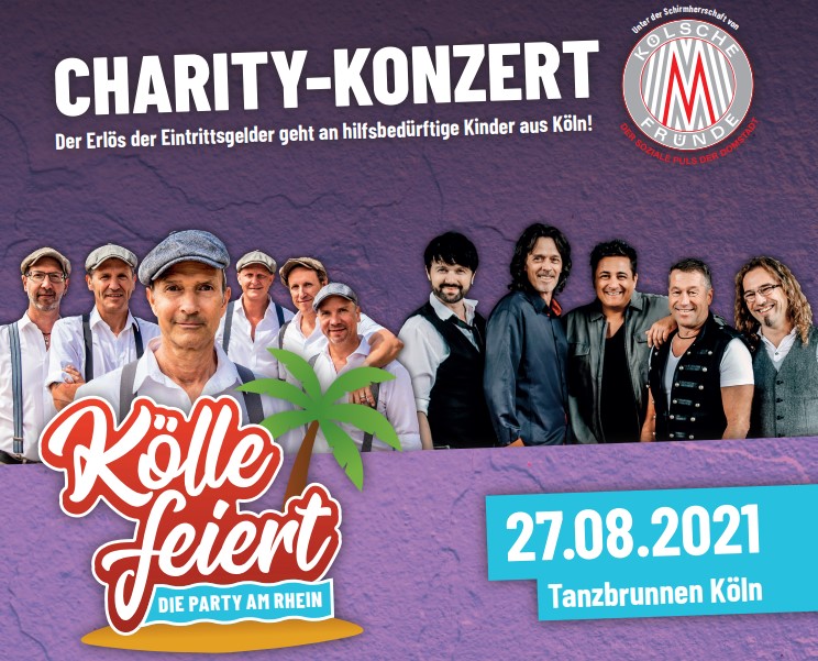 Kölle feiert CharityKonzert mit vielen Künstlern