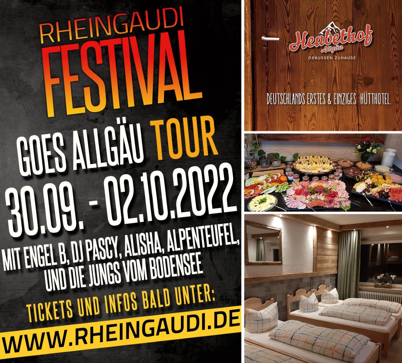 Rheingaudi Festival Goes Allgäu vom 30.09.-02.10.22