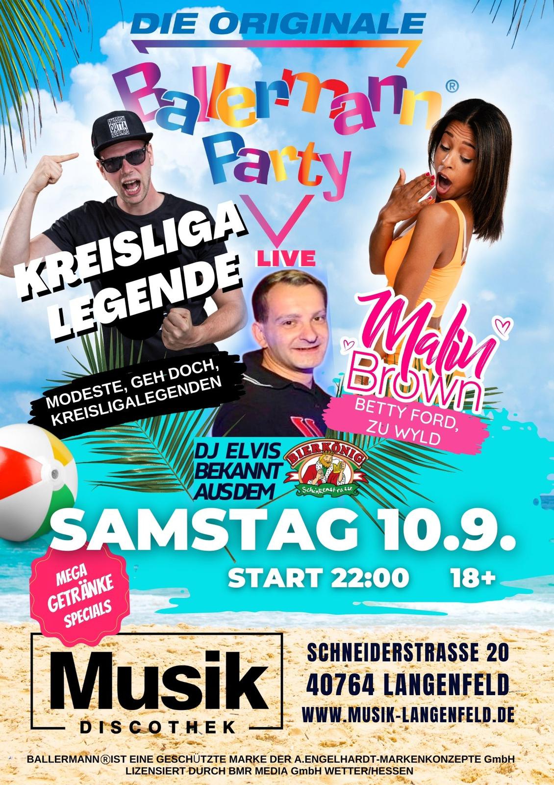 Partyfieber in Langenfeld: Originale Ballermann Party in der Diskothek „Musik“