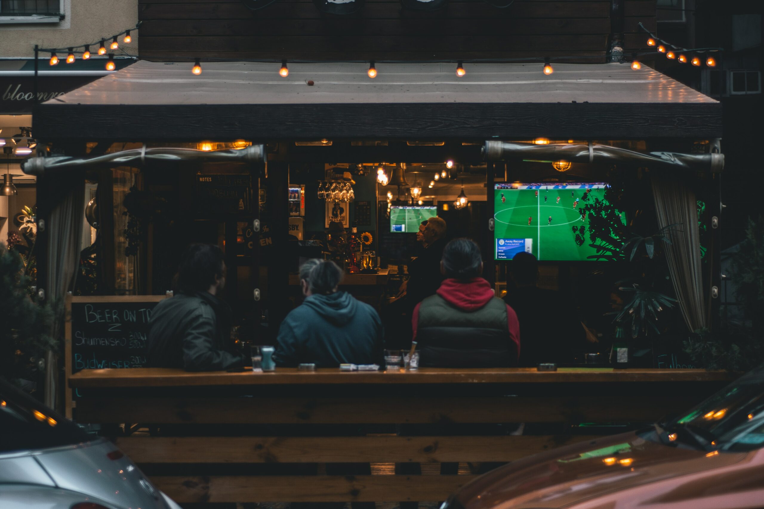 Fußballschauen am Ballermann