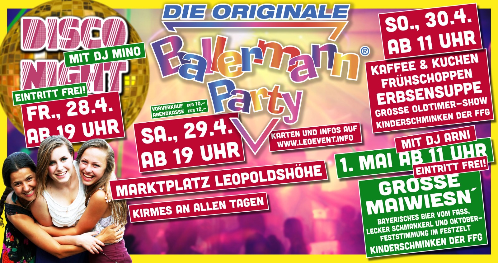 Partyspaß in Leopoldshöhe: Die originale Ballermann Party