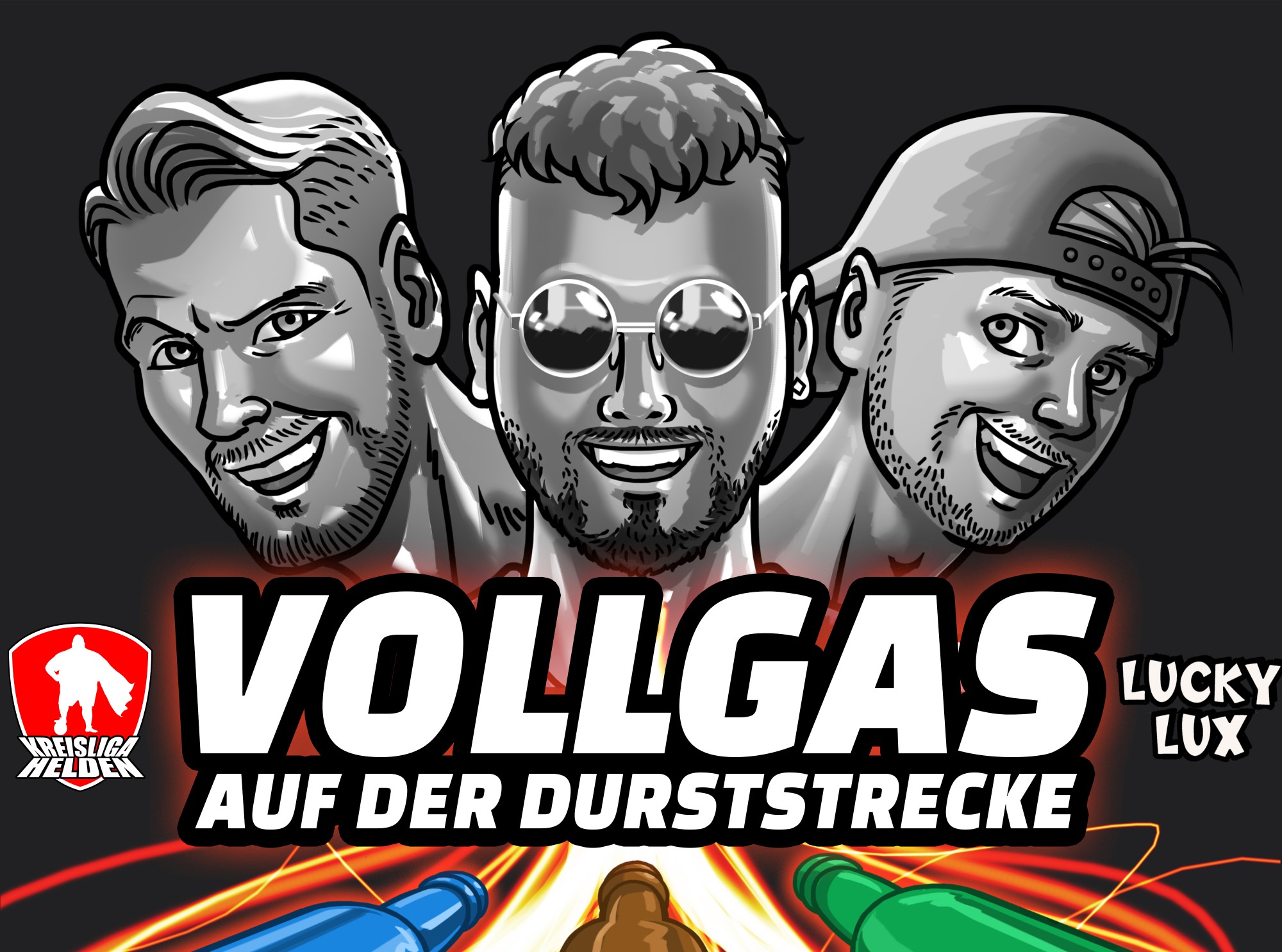 „Vollgas auf der Durststrecke“: Neue Single von Kreisligahelden feat. Lucky Lux