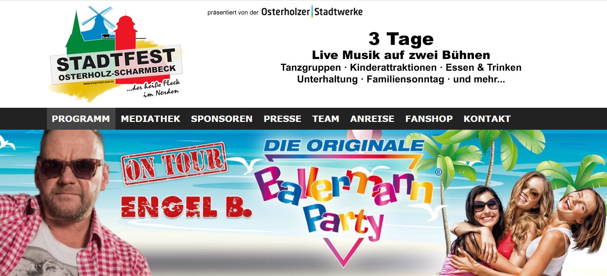 Osterholz-Scharmbeck feiert erneut Ballermann Party beim Stadtfest
