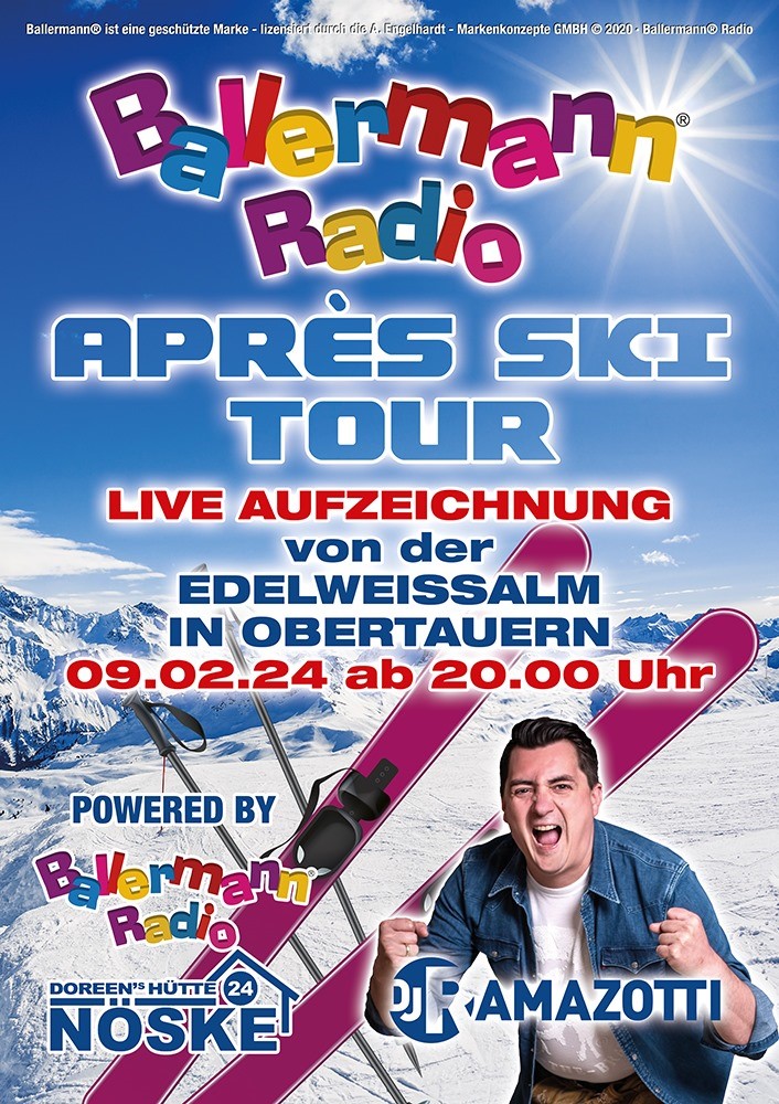 100% Party-Stimmung: Ballermann Radio Aprés Ski-Tour in Obertauern