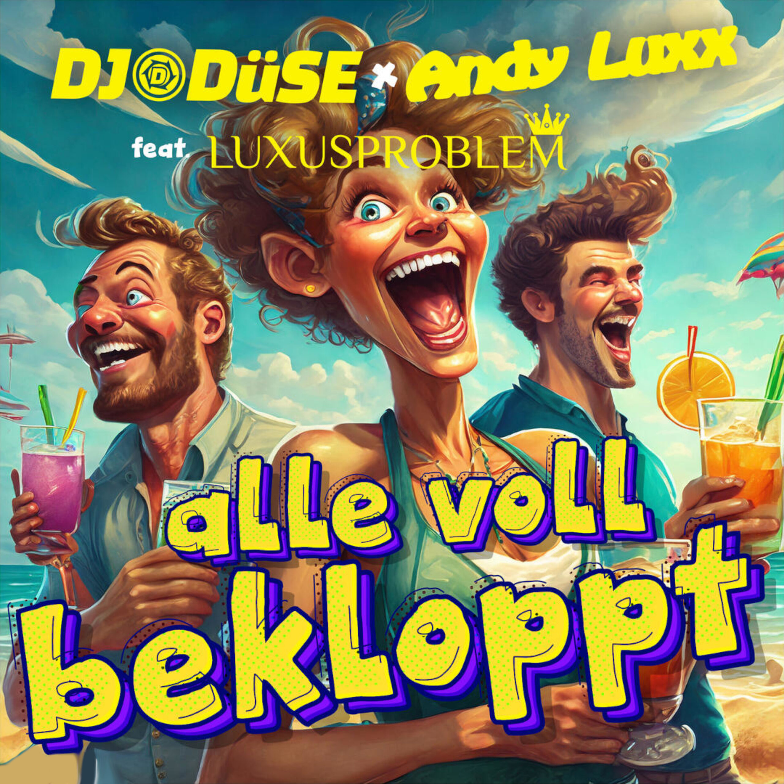 DJ Düse, Andy Luxx feat. Luxusproblem hauen „Alle voll bekloppt“ raus