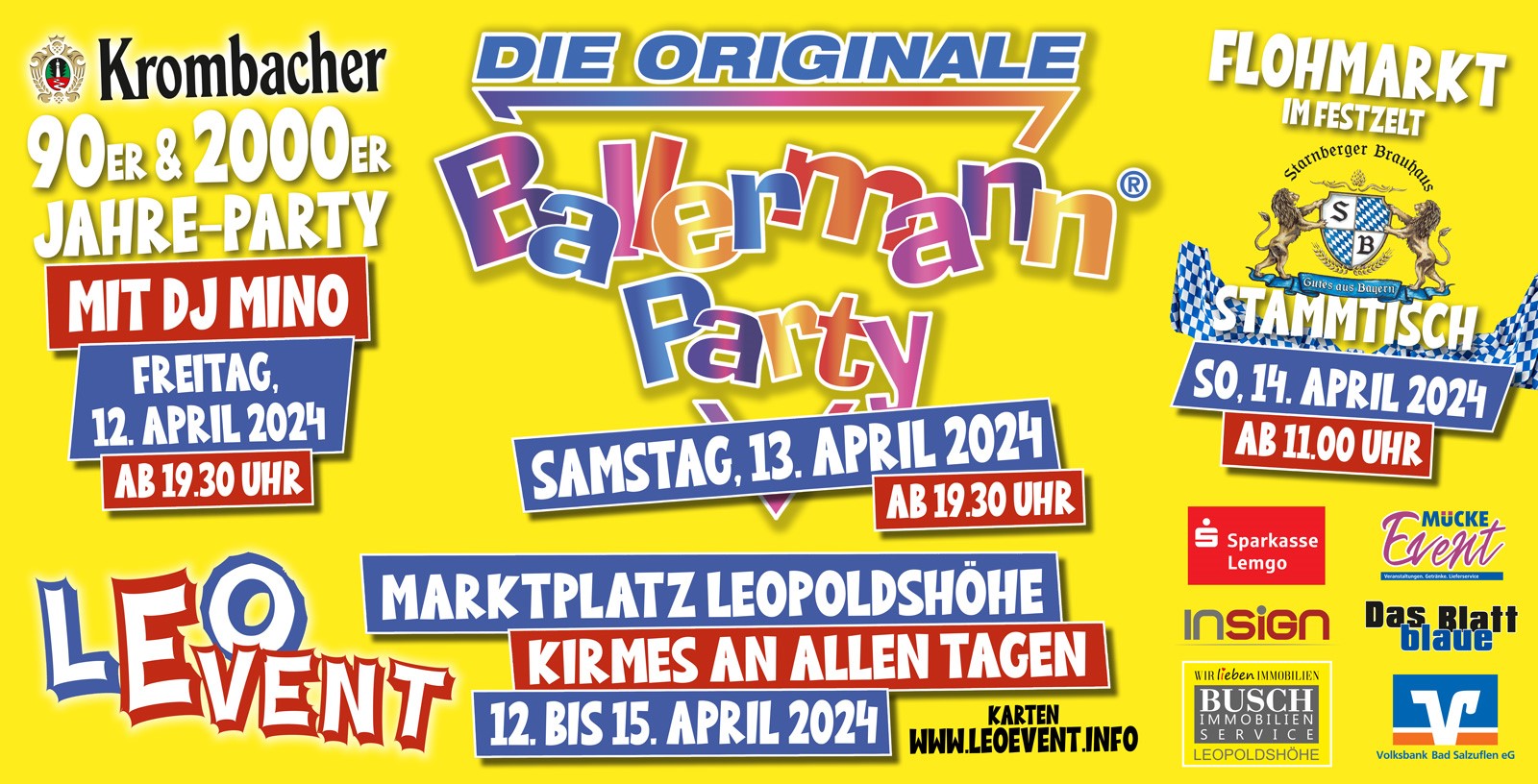 Mega Abfeiern! Die originale Ballermann Party in Leopoldshöhe