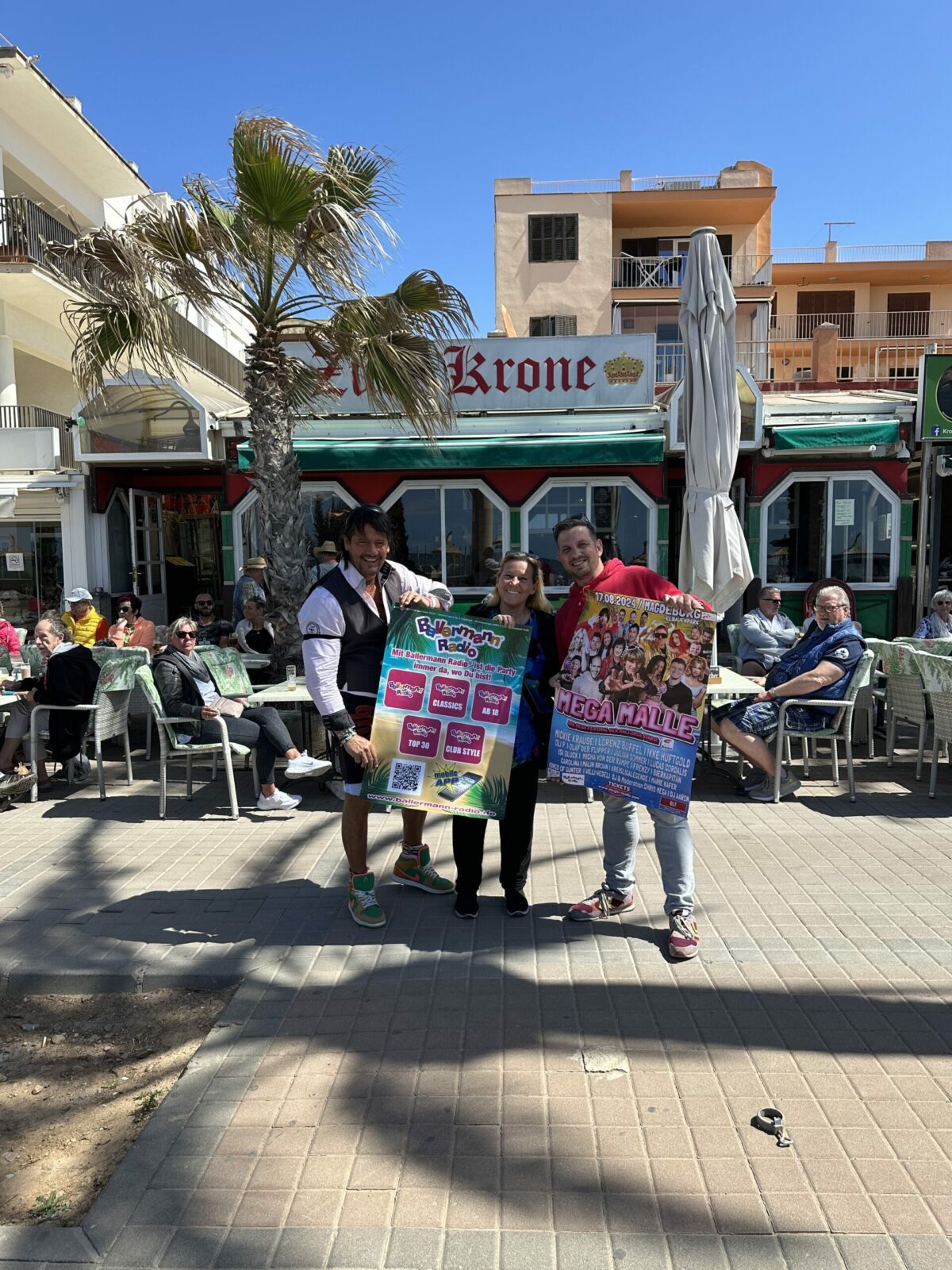 Große Promotion-Aktion auf Mallorca mit MEGA MALLE & „Zur Krone“