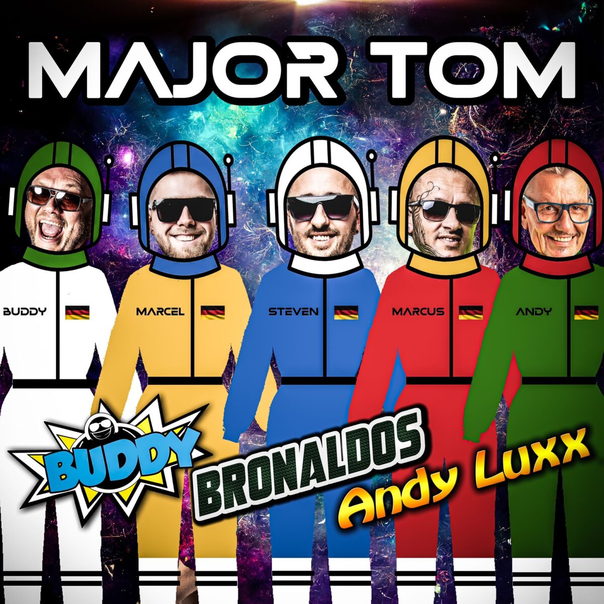 Ohrwurmgefahr! Buddy, Bronaldos & Andy Luxx mit „Major Tom“