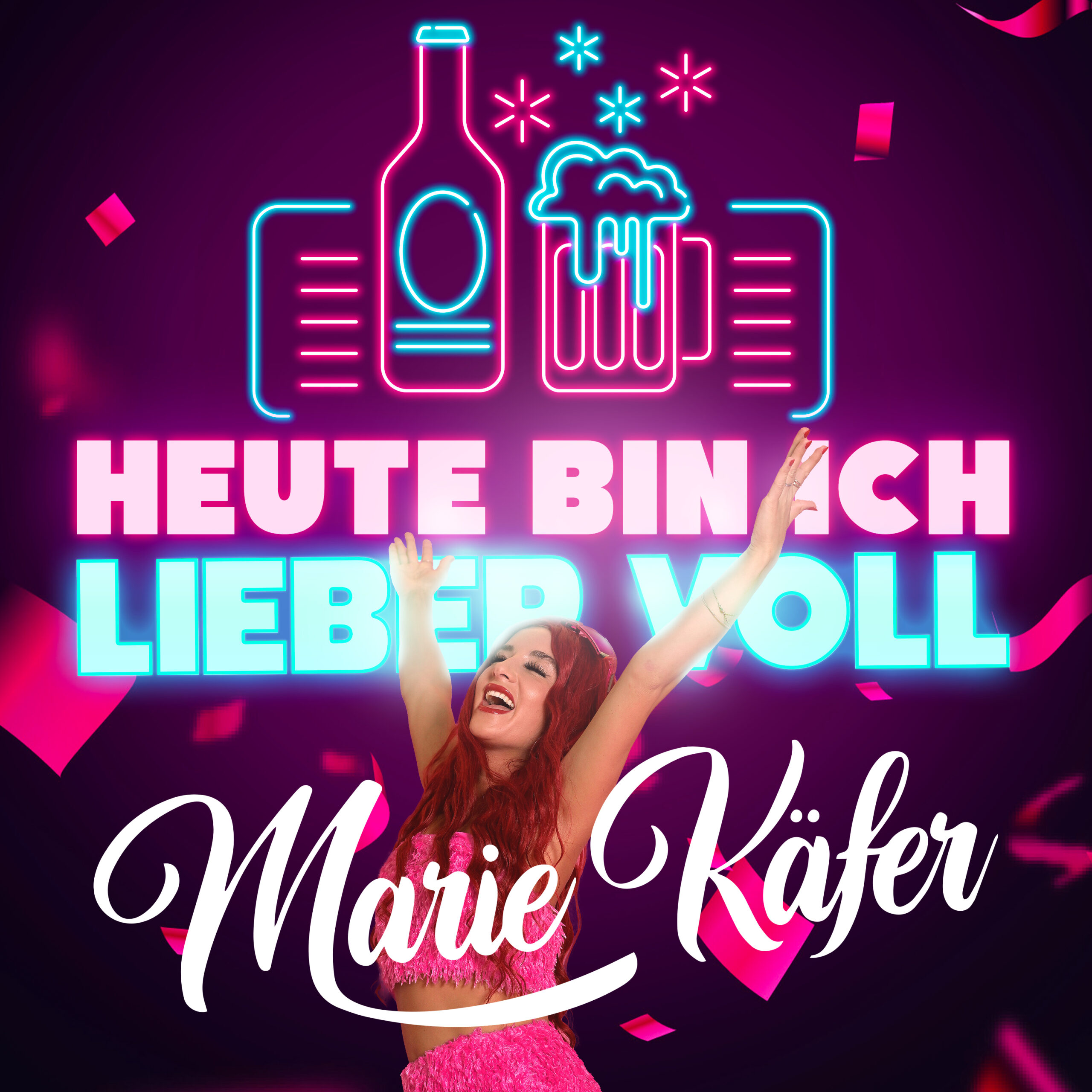 Perfekt zum Feiern: Marie Käfer mit „Heute bin ich lieber voll“