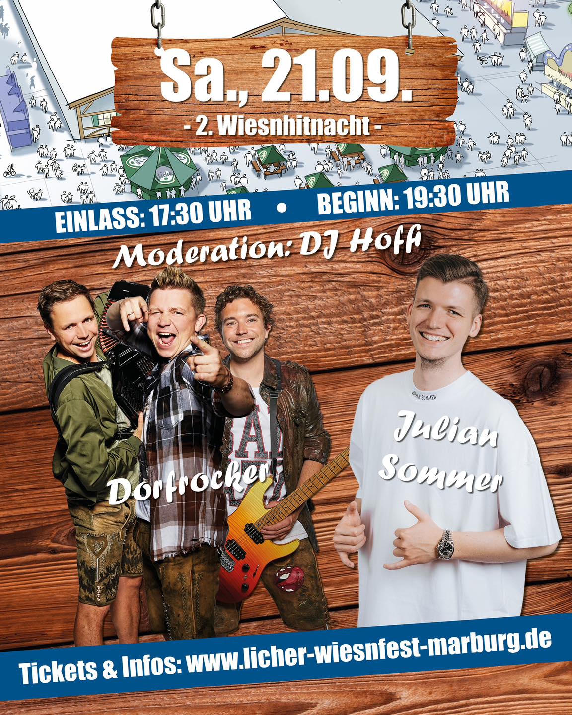 O’zapft is! Darauf könnt Ihr Euch beim Licher Wiesnfest in Marburg freuen
