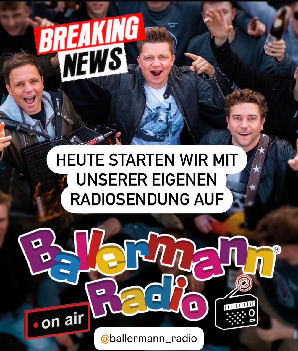 Breaking News: Die Dorfrocker mit eigener Sendung jetzt auf Ballermann Radio
