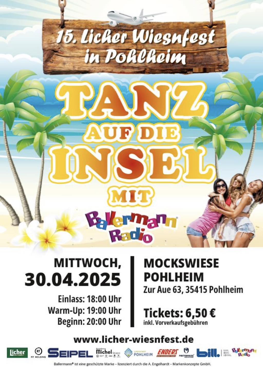 „Tanz auf die Insel“ mit Ballermann Radio: Mallorca Feeling auf dem Licher Wiesnfest in Pohlheim