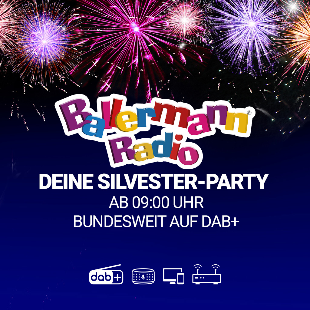 Ballermann Radio feiert mit Euch Silvester 🎉