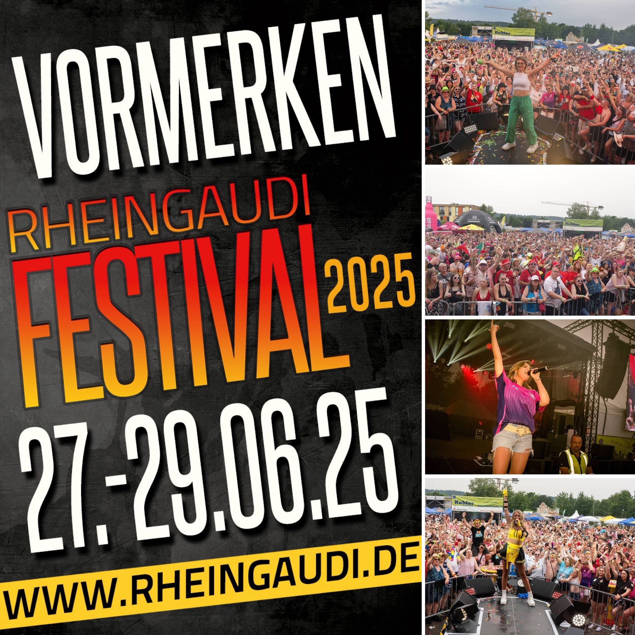 Ikke Hüftgold, Mickie Krause & Co.: Das Rheingaudi Festival 2025 hat es in sich