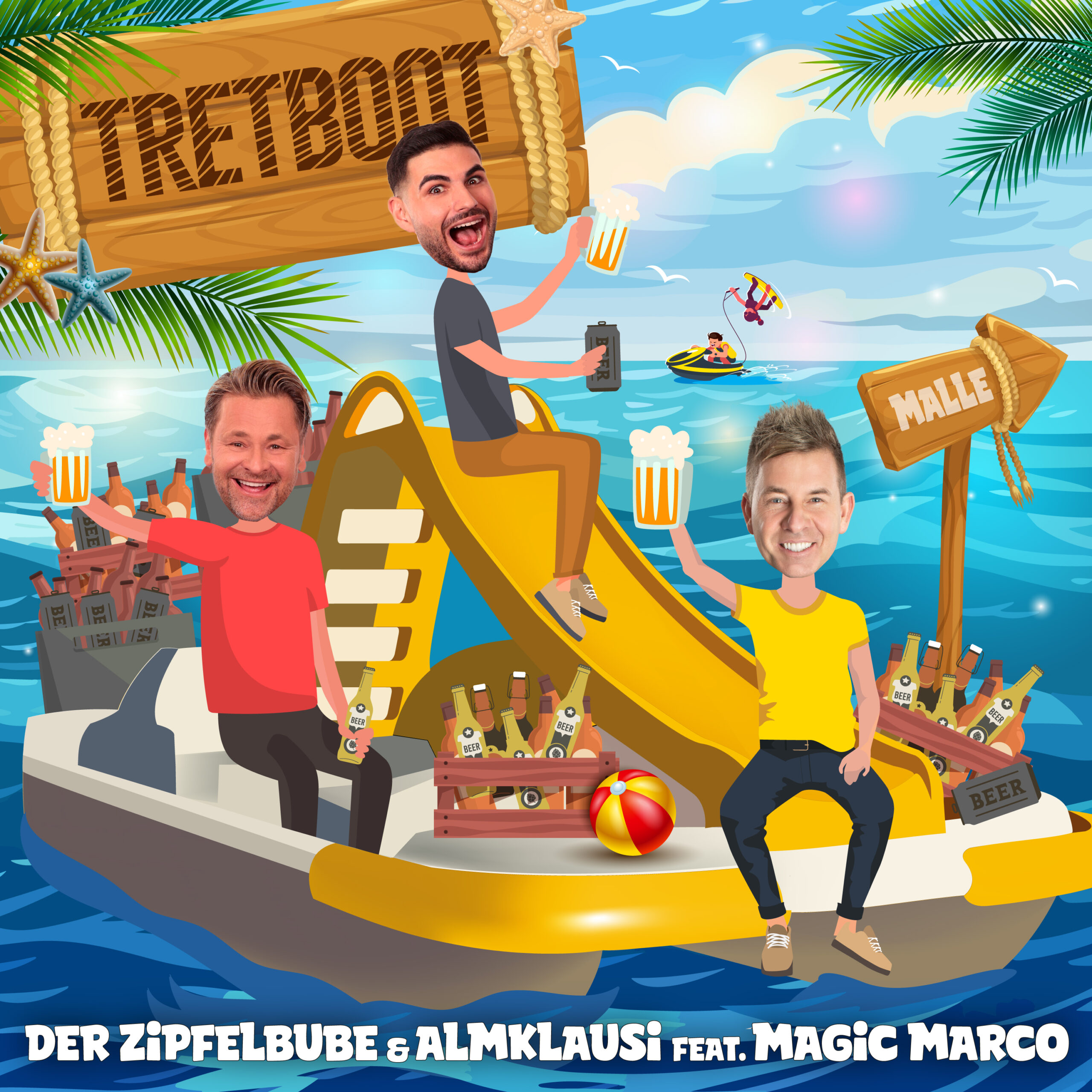 Brandneu: Der Zipfelbube & Almklausi feat. Magic Marco mit „Tretboot“
