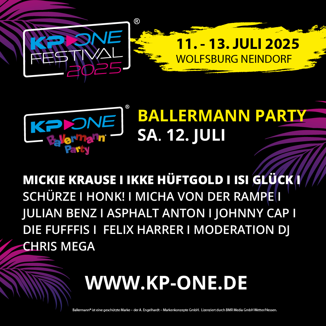 Festivalfieber mit Mallorca-Flair: KP-ONE 2025 lädt zur Ballermann-Party ein
