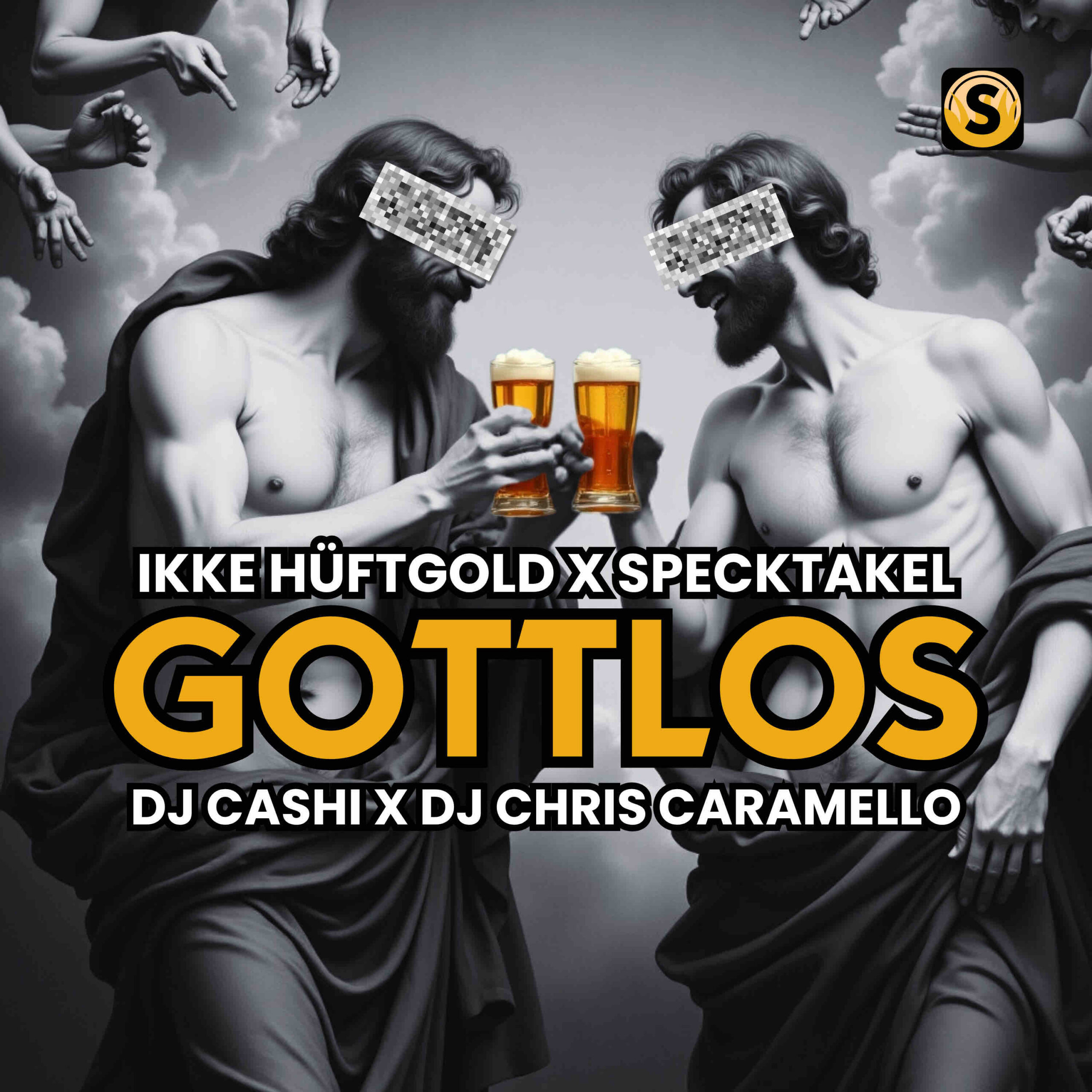 Ikke Hüftgold x Specktakel x DJ Cashi x DJ Chris Caramello mit „Gottlos“