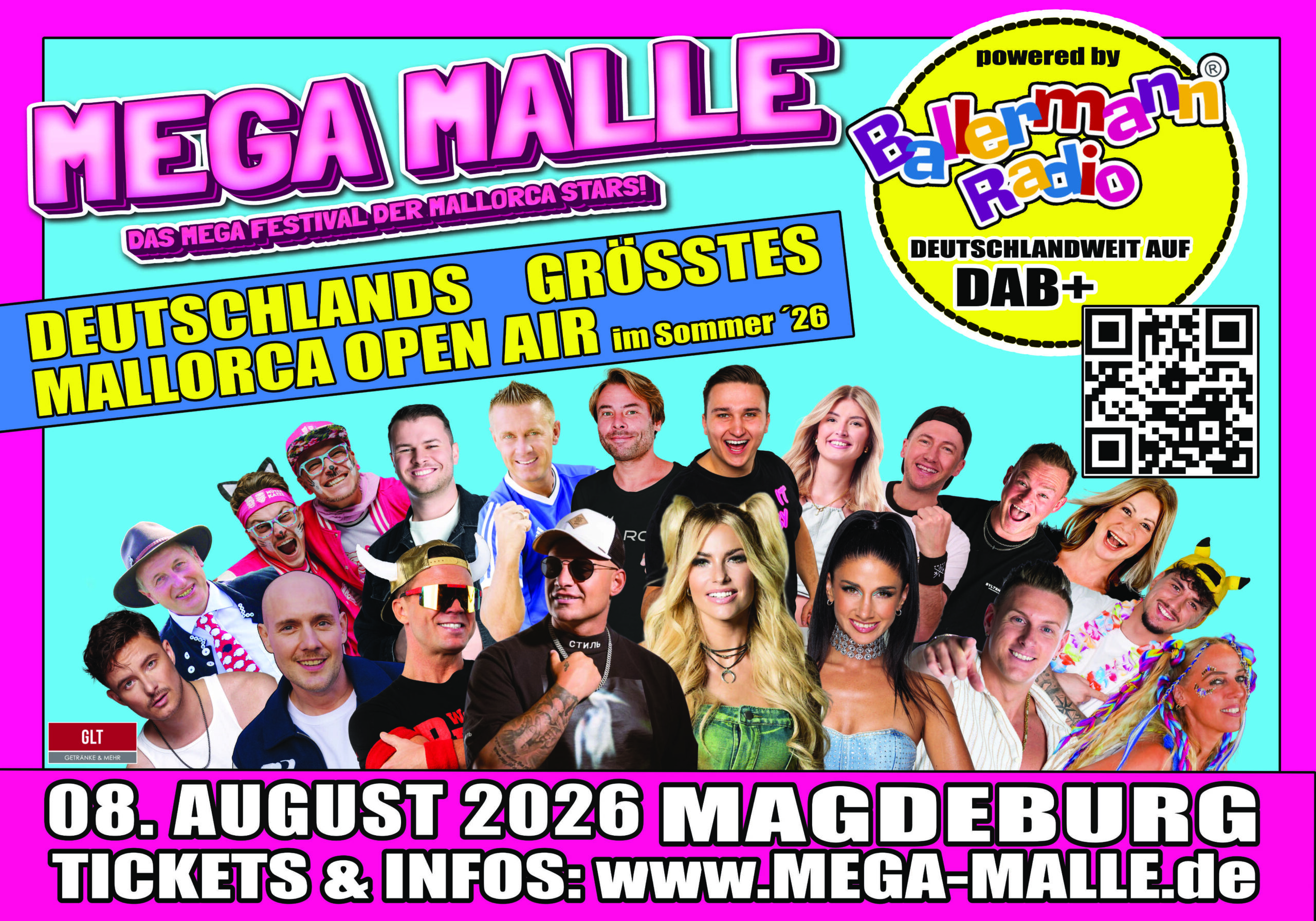 Ballermann Radio lädt Hörer kostenfrei zum MEGA MALLE FESTIVAL 2026 ein