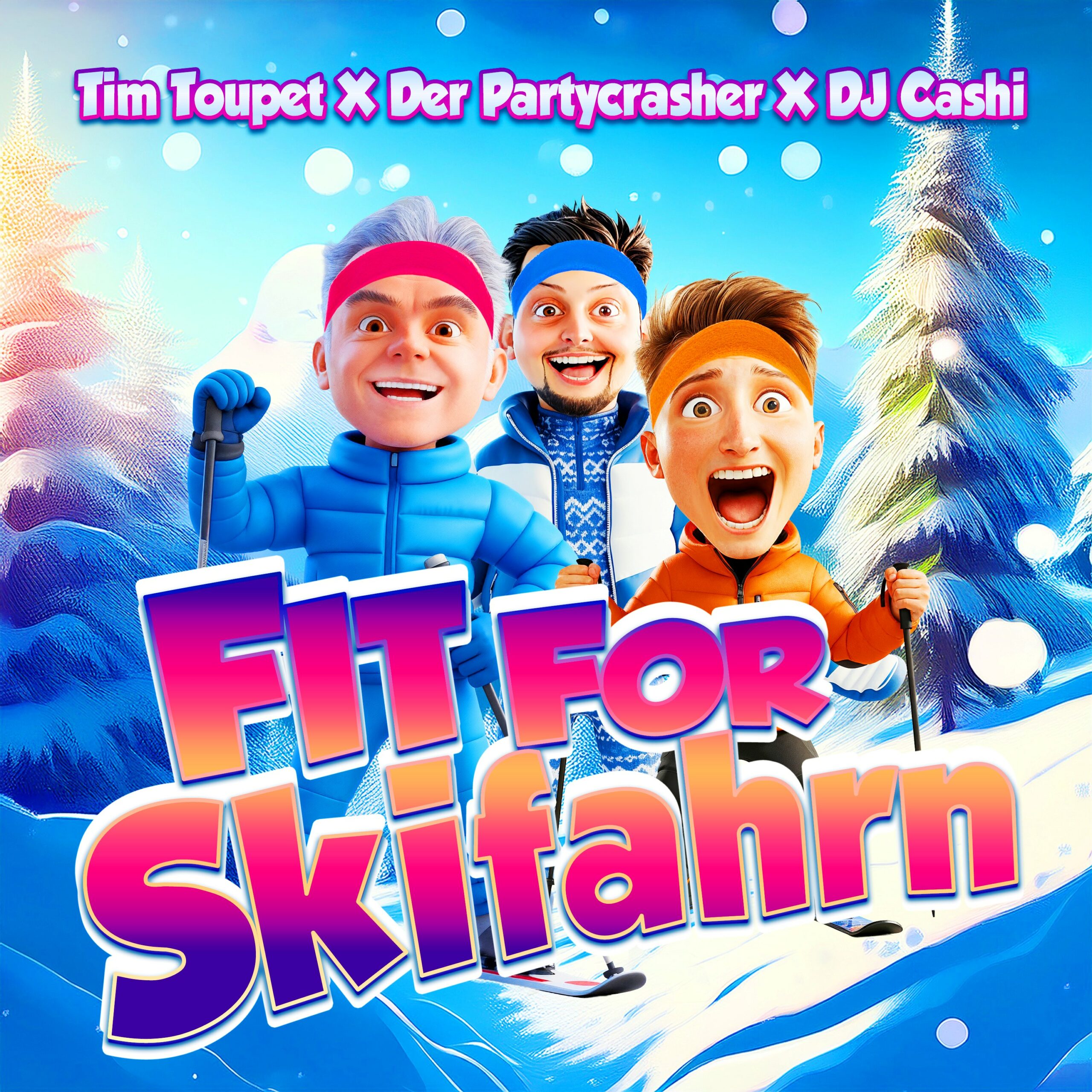 Après Ski-Fieber: Tim Toupet x Der Partycrasher x DJ Cashi mit „Fit for Skifahrn“