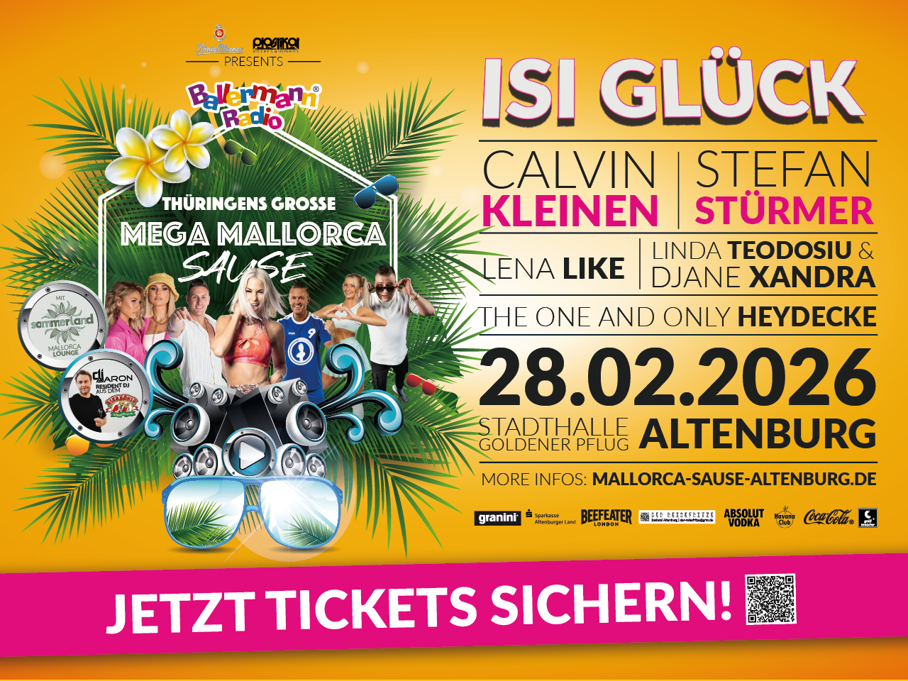 Pures Ballermannflair: Mega Mallorca Sause in Altenburg