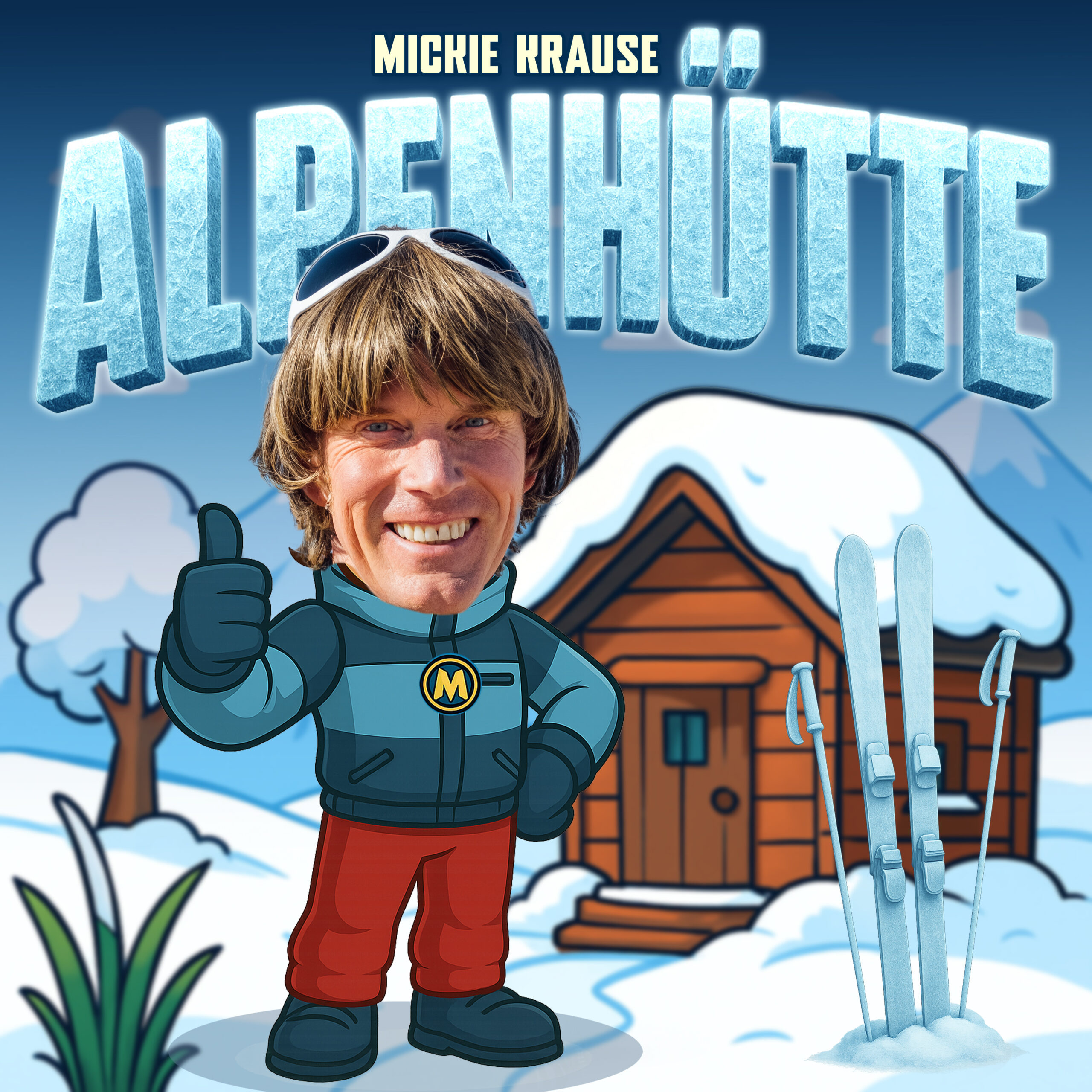 Ab auf die Bretter: Mickie Krause mit „Alpenhütte“