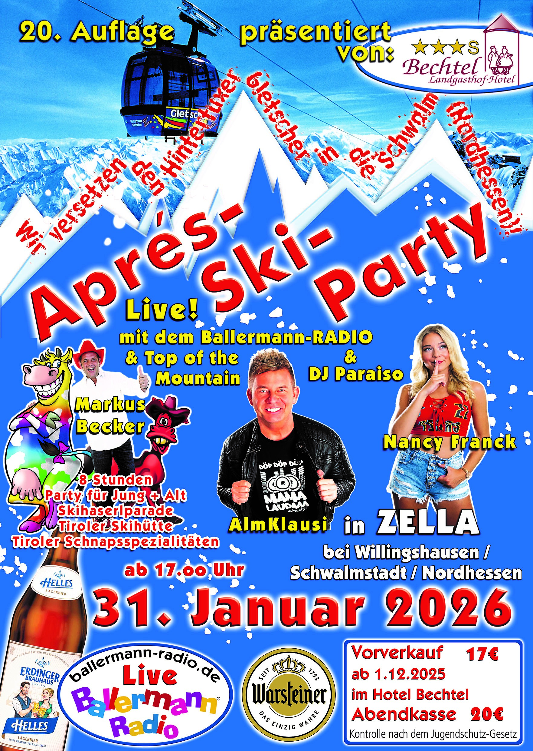 8 Stunden Party nonstop! Die legendäre Après-Ski-Party in Zella